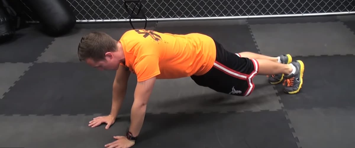 Plank tricep extension 2